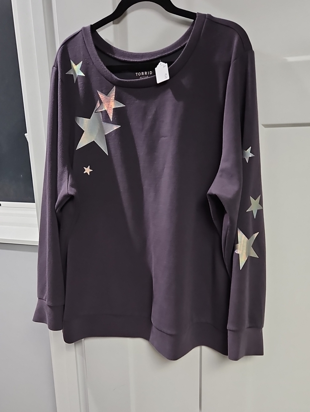 torrid Purple Star Accent Sweatshirt for Kids
